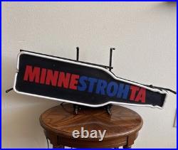 Vintage Stroh's Beer Neon Sign Bar Light MINNESTROHTA Bottle Rare Minnesota 27