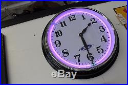 Vintage Style Ford Neon Wall Clock