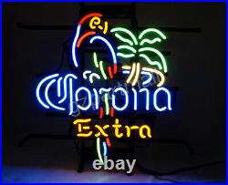 Vintage Style Parrot Bar Restaurant Decor Neon Beer Sign Light Display 17x14 Vintage Style Parrot Bar Restaurant Decor Neon Beer Sign Light Display 17x14