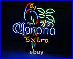 Vintage Style Parrot Bar Restaurant Decor Neon Beer Sign Light Display 17x14 Vintage Style Parrot Bar Restaurant Decor Neon Beer Sign Light Display 17x14