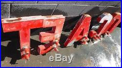 Vintage Texaco Gas Station Neon Letters From New Mexico 20.5 Tall
