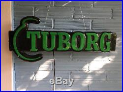 Vintage Tuborg Neon Original Logo Beer Bar Pub Store Light Sign