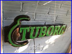 Vintage Tuborg Neon Original Logo Beer Bar Pub Store Light Sign