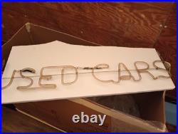 Vintage USED CARS Neon Wall sign true vintage we know how to pack it Vintage USED CARS Neon Wall sign true vintage we know how to pack it