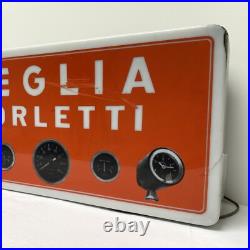 Vintage VEGLIA BORLETTI neon sign light