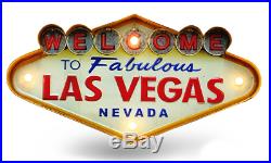 Vintage Welcome Las Vegas LED Neon Signs Wall Hanging Sign