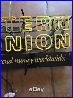 Vintage Western Union Neon Sign