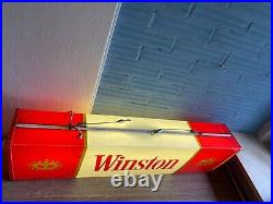 Vintage Winston Neon Light Sign Cigarette Store Advertising Display Shop ManCave