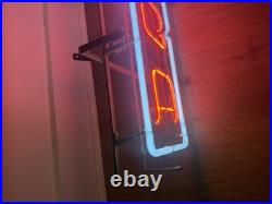 Vintage Working Gas Tube Neon Sign DON Custom universal electric sign co Red