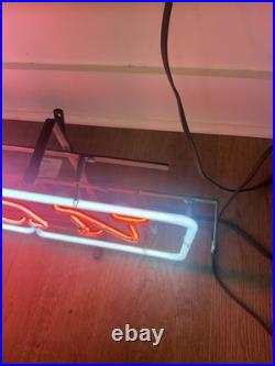 Vintage Working Gas Tube Neon Sign DON Custom universal electric sign co Red