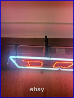 Vintage Working Gas Tube Neon Sign DON Custom universal electric sign co Red