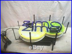 Vintage ZIMA Neon Bar Pub Beer Sign Works great Made in USA Rare