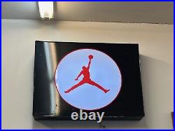 Vintage air jordan nike neon light up sign dealer issue store display 90s works