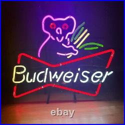 Vintage budweiser koala neon sign commercial use bar restaurant 1995 made in USA