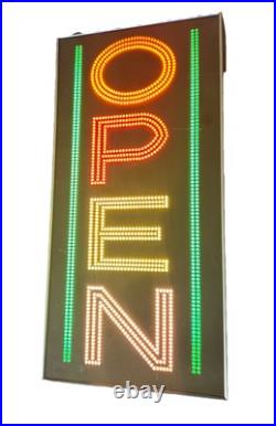 Vintage business Fiber Does, inc Open Sign Model #VD1 337560 Vibrant neon Colors