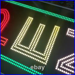 Vintage business Fiber Does, inc Open Sign Model #VD1 337560 Vibrant neon Colors