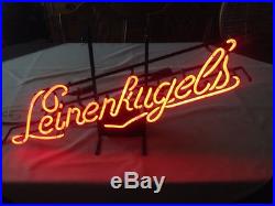 Vintage leinenkugels franceformer neon bar sign