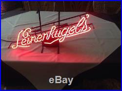 Vintage leinenkugels franceformer neon bar sign
