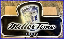 Vintage miller lite neon beer sign Miller Time Vintage miller lite neon beer sign Miller Time
