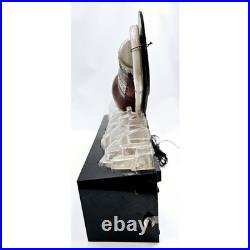 Vtg 1992 BudDry Blue Neon Beer Sign Anheuser Why Ask Why Bottle On Ice RARE