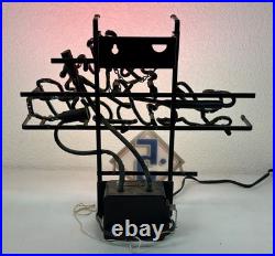 Vtg Labatt Blue Beer 0.5% Alcohol Real Glass Neon Light Tavern Bar Store Sign