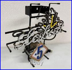 Vtg Labatt Blue Beer 0.5% Alcohol Real Glass Neon Light Tavern Bar Store Sign Vtg Labatt Blue Beer 0.5% Alcohol Real Glass Neon Light Tavern Bar Store Sign