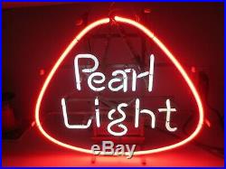 Vtg authentic PEARL LIGHT BEER Neon Sign / Bar Light TEXAS lone star shiner