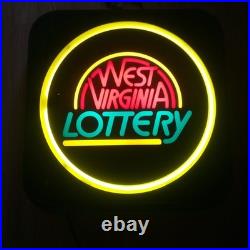 West Virginia Lottery Neon Sign Fully Working! RARE VINTAGE