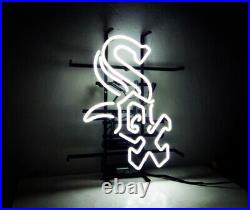 White S O X Vintage Style Custom Neon Sign Man Cave Shop Window Wall 15x19 White S O X Vintage Style Custom Neon Sign Man Cave Shop Window Wall 15x19