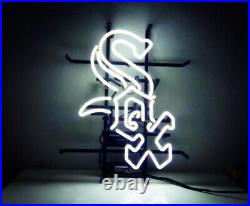 White S O X Vintage Style Custom Neon Sign Man Cave Shop Window Wall 15x19 White S O X Vintage Style Custom Neon Sign Man Cave Shop Window Wall 15x19