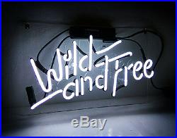 Wild And Free Boutique Porcelain Custom Vintage Beer Store Gift Neon Sign