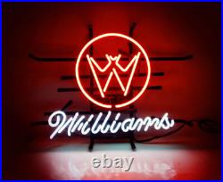 Williams Real Glass Neon Light Sign Room Workshop Vintage Style Williams Real Glass Neon Light Sign Room Workshop Vintage Style