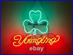 Yuengling Clover Handmade Bistro Real Glass Neon Sign Vintage