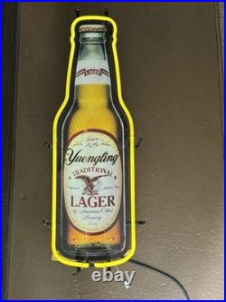 Yuengling Lager Neon Beer Sign 28 Bottle Bar Light Vintage Style Man Cave Decor