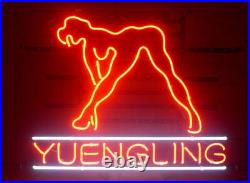 Yuengling Live Nudes Girl Lamp Glass Vintage Bar Neon Sign Express Shipping