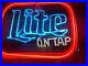 vtg_Miller_Lite_Beer_On_Tap_Neon_Light_Up_Sign_Bar_Game_Room_Man_Cave_01_xae